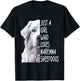 Just A Girl Who Loves Maremma Sheepdog T-Shirt - T-Shirt | Black