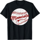 Baseball Minnesota Team Love Baseball National Pastime Men T-Shirt - T-Shirt | Black