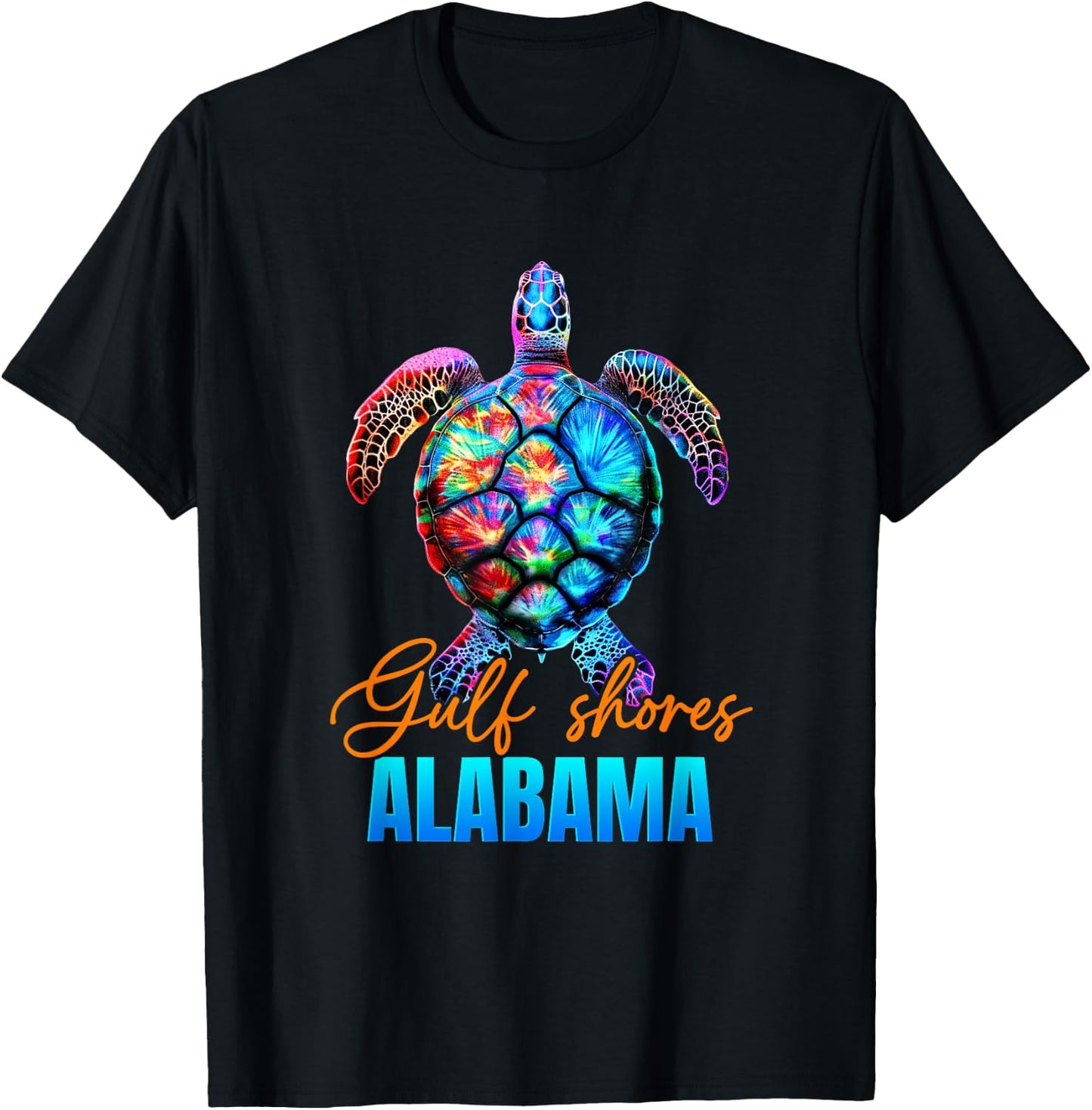 Gulf Shores Alabama Sea Turtle Family Vacation Summer 2025 Women Kids T-Shirt - T-Shirt | Black
