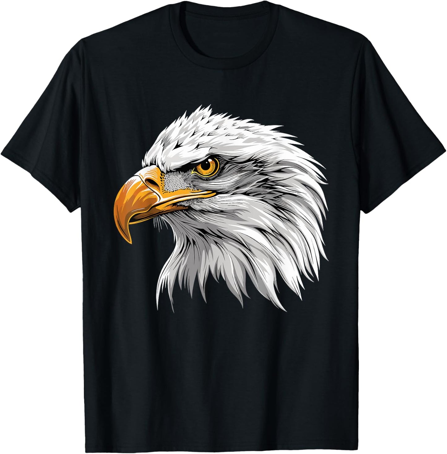 Patriotic American Bald Eagle 4th of July Kids Men T-Shirt - T-Shirt | Black