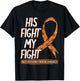 His Fight Is My Fight Wolf–Hirschhorn Syndrome Awareness T-Shirt - T-Shirt | Black
