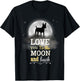 American Toy Fox Terrier Dog Love To The Moon T-Shirt - T-Shirt | Black