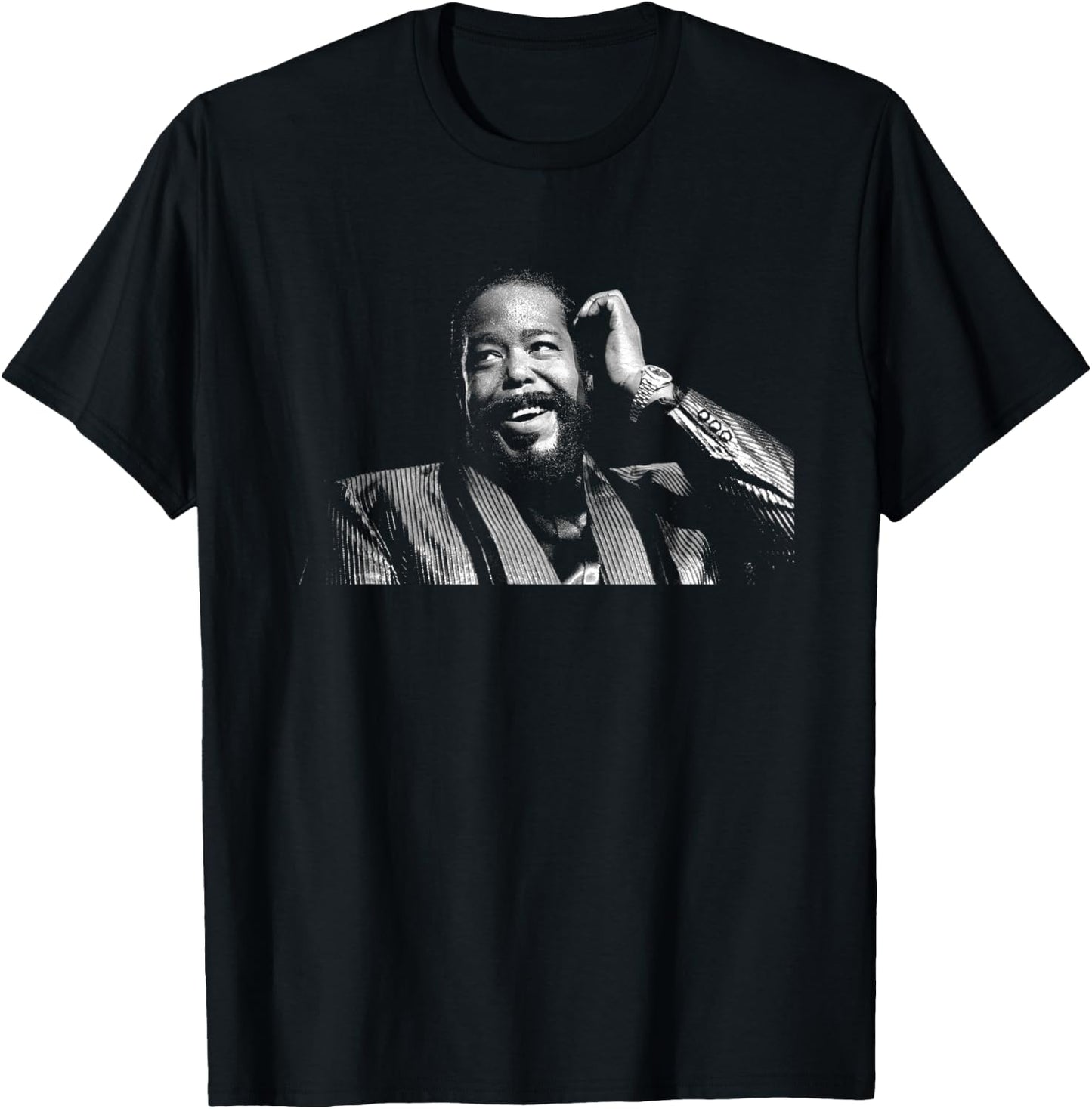 Barry White Live In London By Stephen Wright T-Shirt - T-Shirt | Black