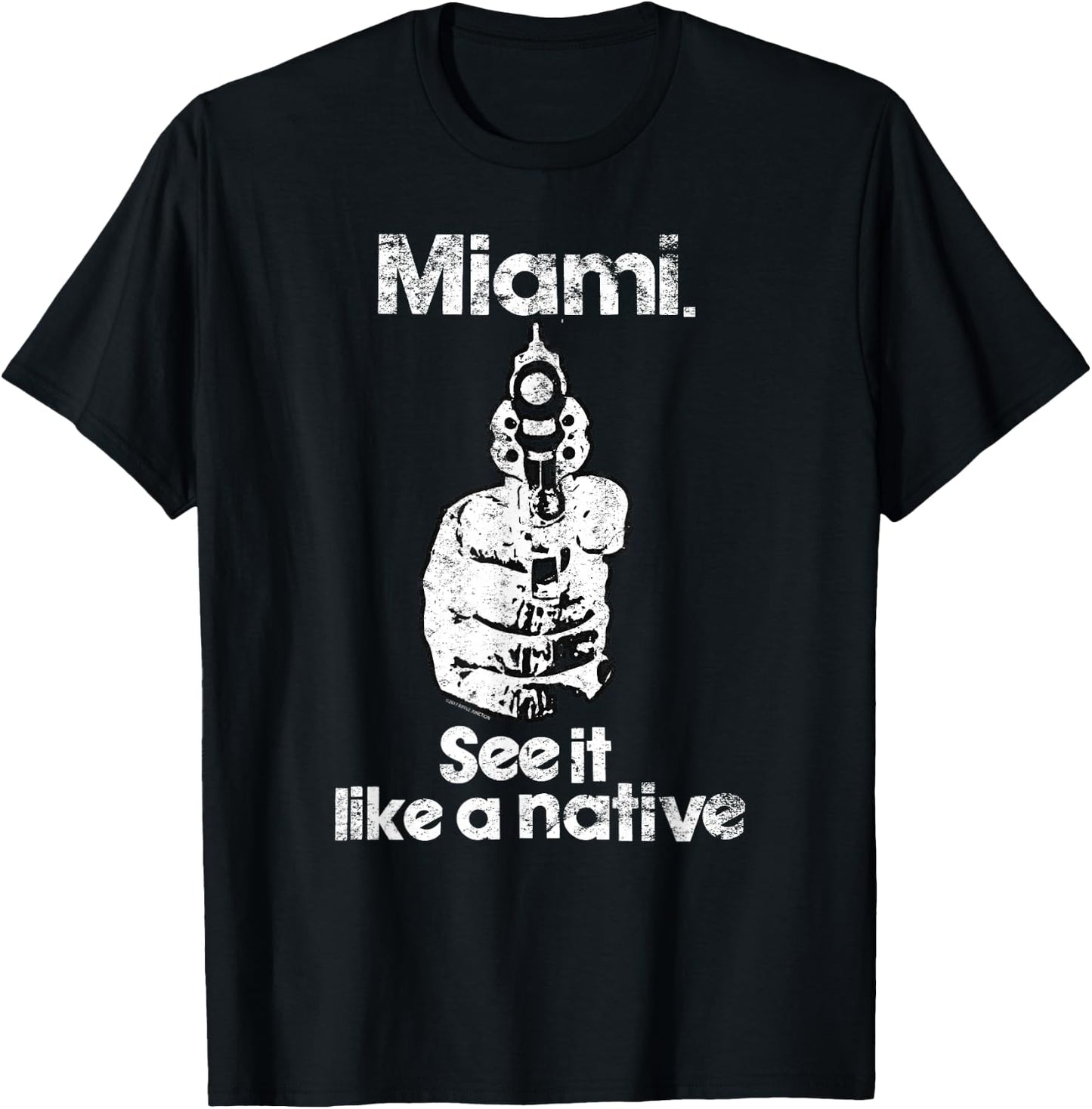 Ripple Junction Miami See it like a native T-Shirt - T-Shirt | Black