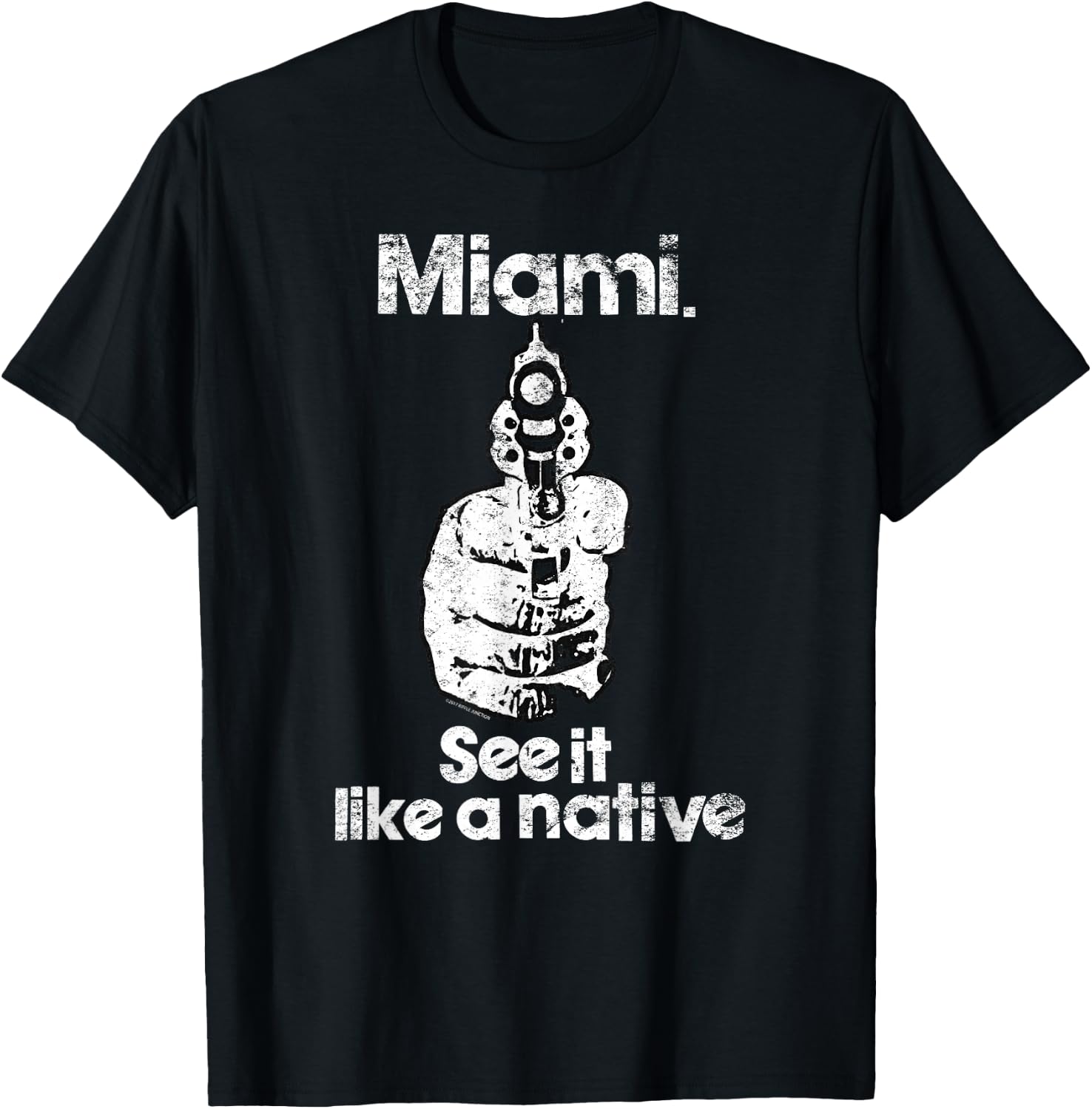 Ripple Junction Miami See it like a native T-Shirt - T-Shirt | Black