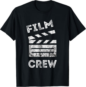 Film Crew Clapboard Film Producer Videographer Filmmaker T-Shirt - T-Shirt | Black