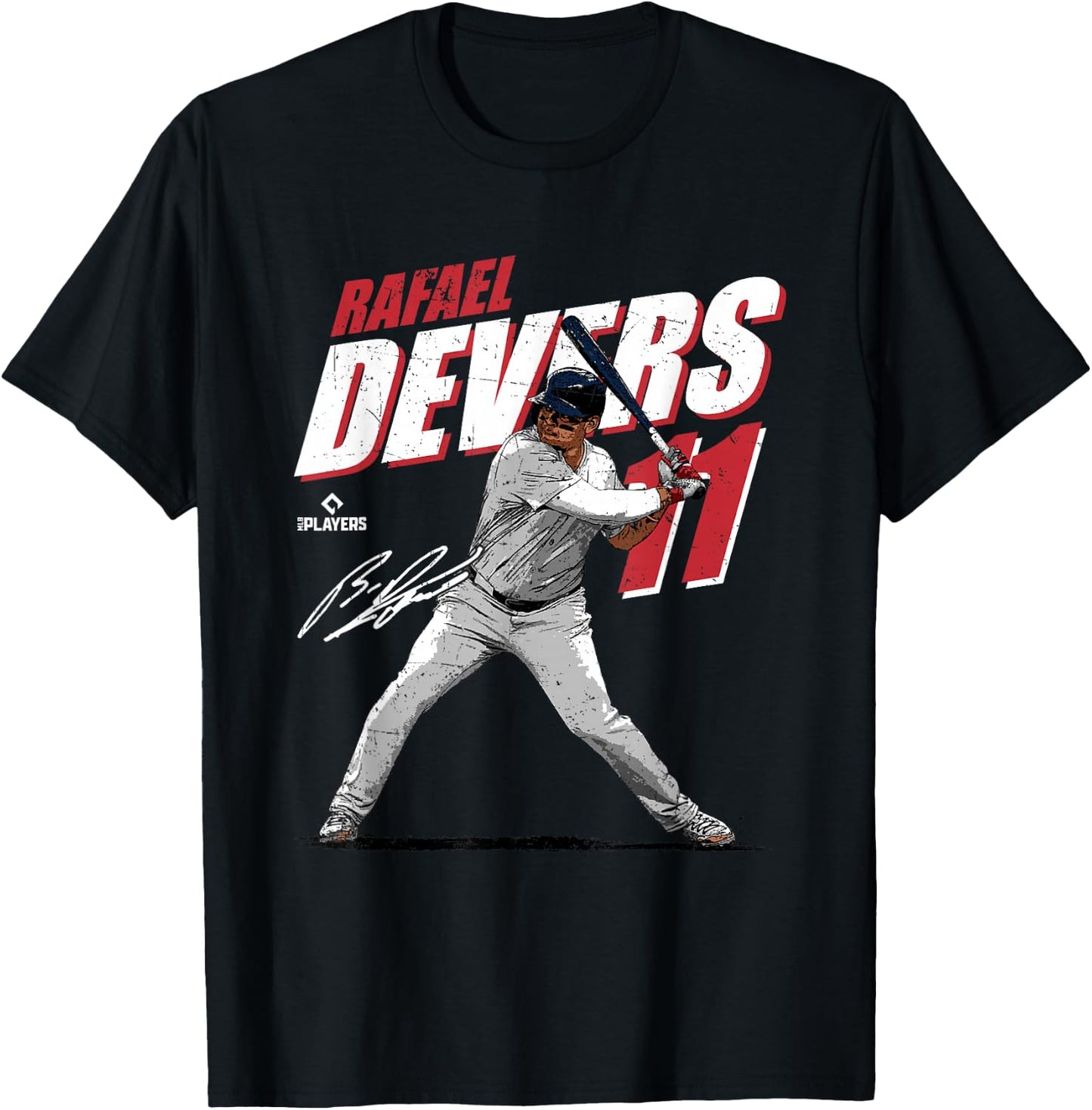 Rafael Devers | Boston Baseball Players | MLBRDS3001 T-Shirt - T-Shirt | Black