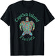 Captiva Island, Florida Tribal Turtle Gift T-Shirt - T-Shirt | Black