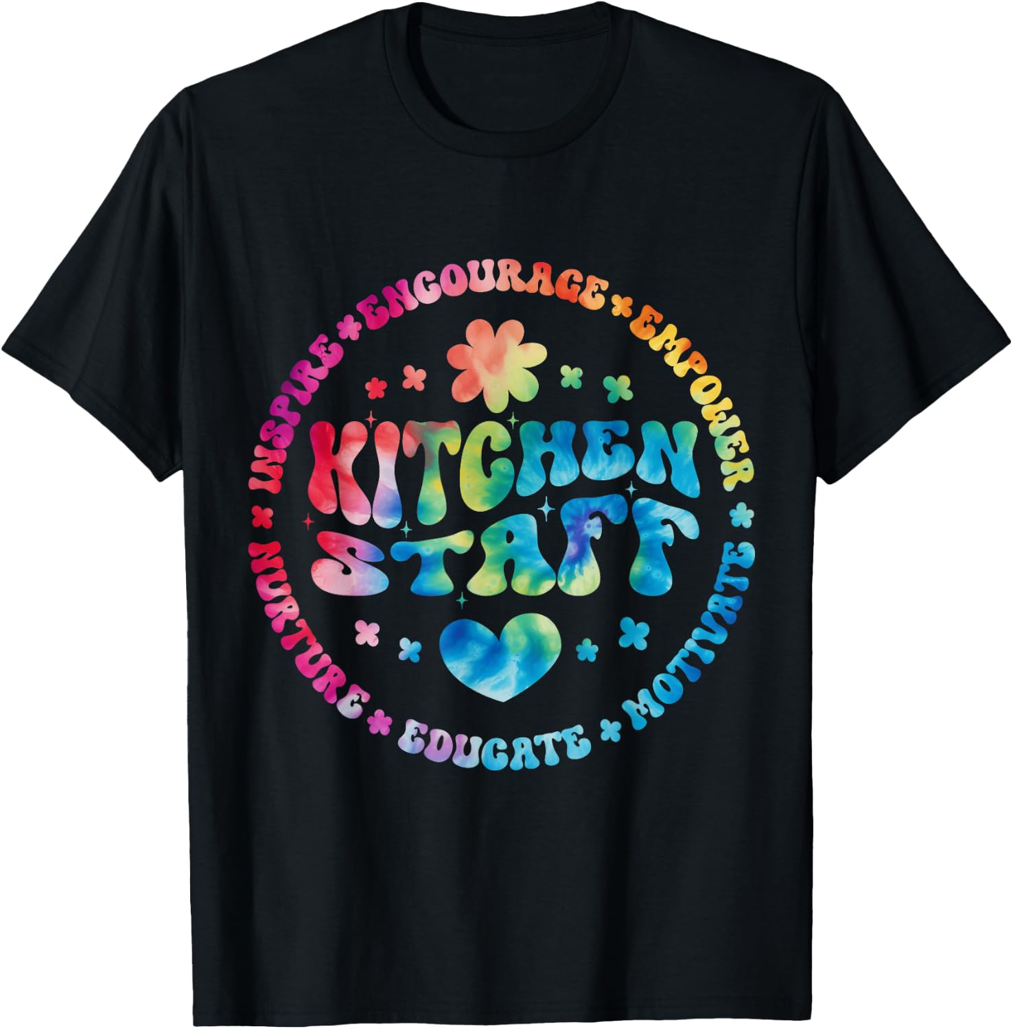 Kitchen Staff Food Service Cafeteria Team School Squad T-Shirt - T-Shirt | Black