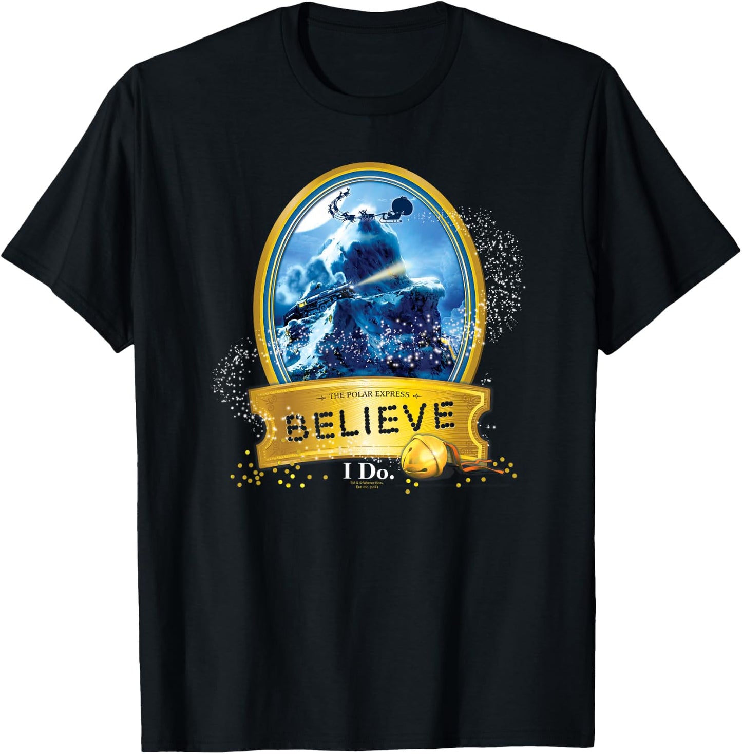 The Polar Express True Believer T-Shirt - T-Shirt | Black