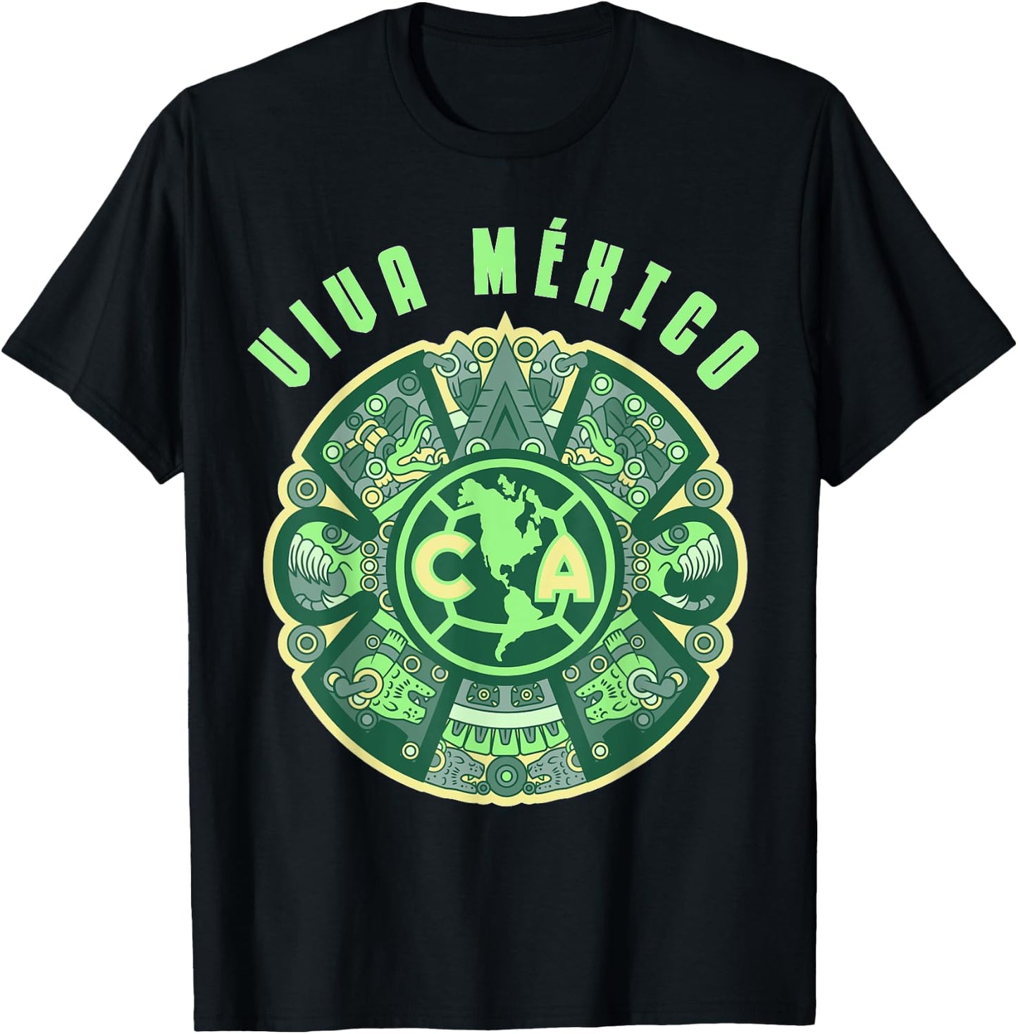 Club América supports the Mexican Soccer team ¡Vamos Tri! T-Shirt - T-Shirt | Black