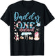 Daddy Of The Birthday Girl - Daddy In Onderland Family T-Shirt - T-Shirt | Black