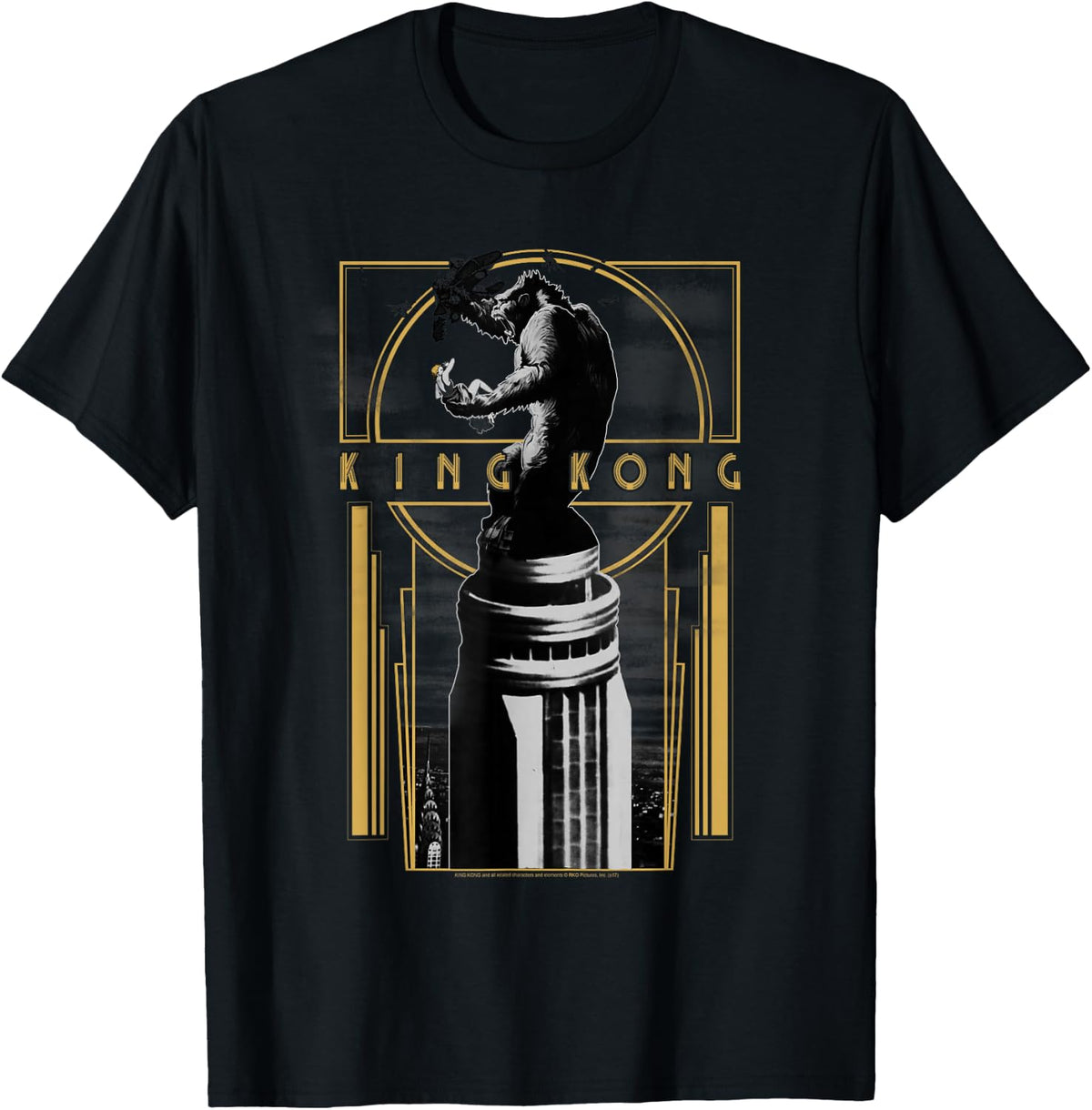 King Kong Deco T-Shirt - T-Shirt | Black