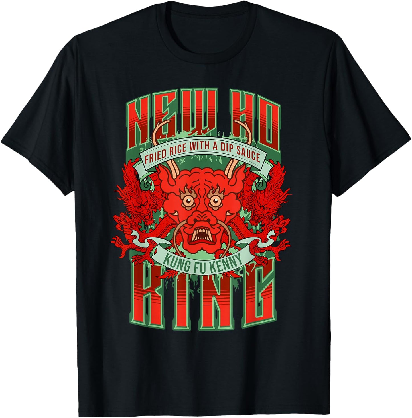New ho king Kendrick euphoria kung fu kenny reference T-Shirt - T-Shirt | Black
