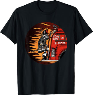 Skeleton Bring Back The Tailboard T-Shirt - T-Shirt | Black