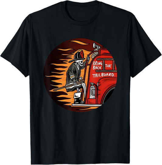 Skeleton Bring Back The Tailboard T-Shirt - T-Shirt | Black