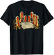 Founding Franks Funny Hotdog Historical Humor Graphic T-Shirt - T-Shirt | Black