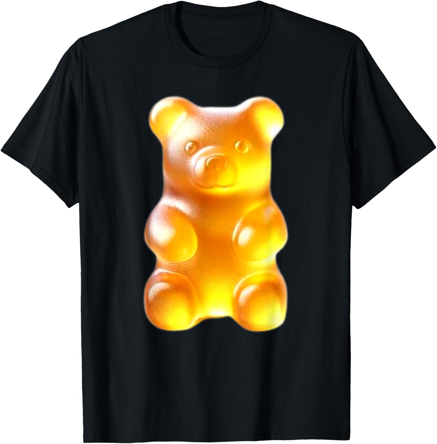 Yellow Gummy Bear T-Shirt - T-Shirt | Black