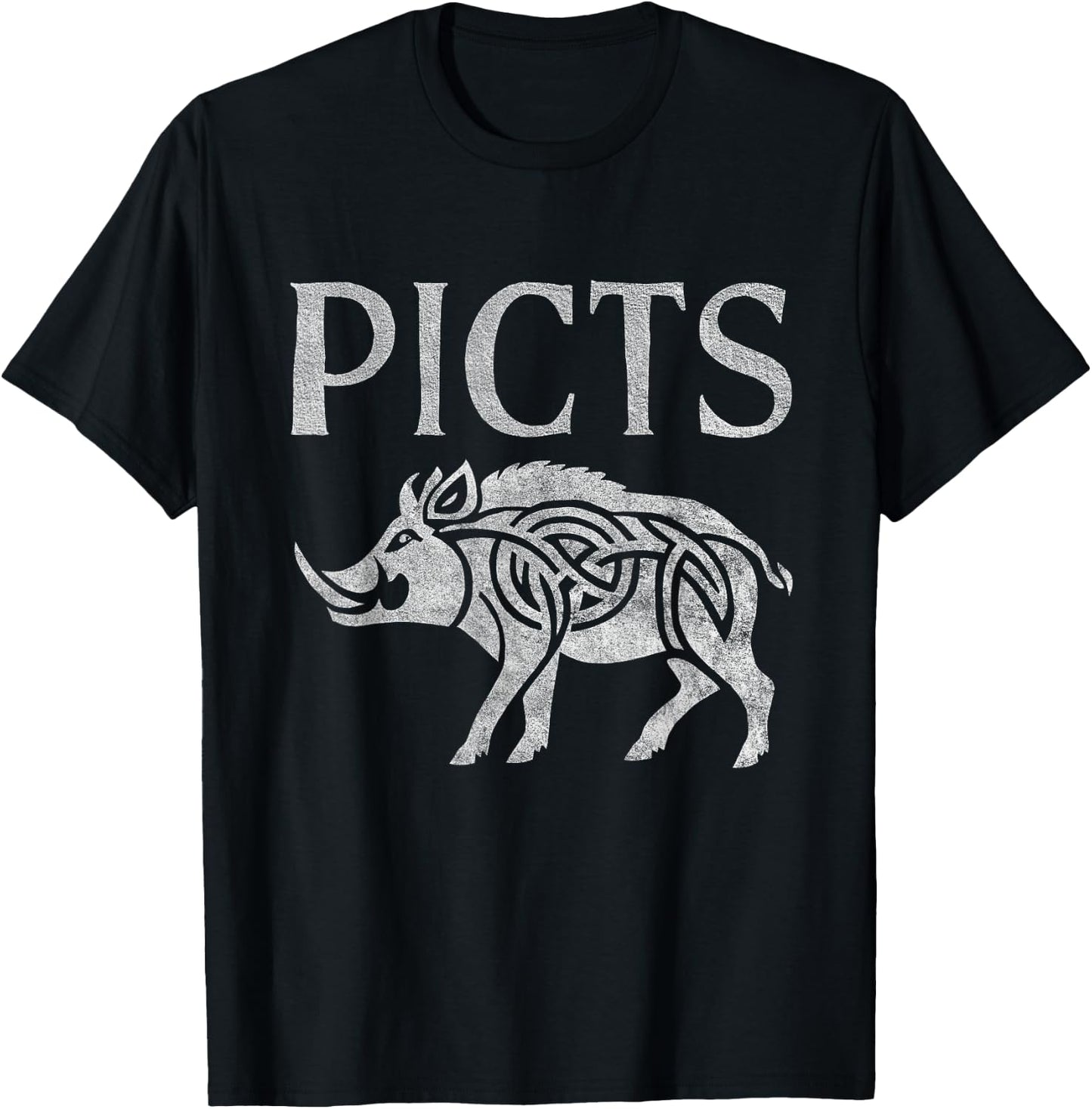 Picts Symbol Ancient and Medical Scotland History T-Shirt - T-Shirt | Black