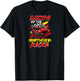 Mom Of The Birthday Racer Race Car Party Family Matching Raglan Baseball T-Shirt - T-Shirt | Black