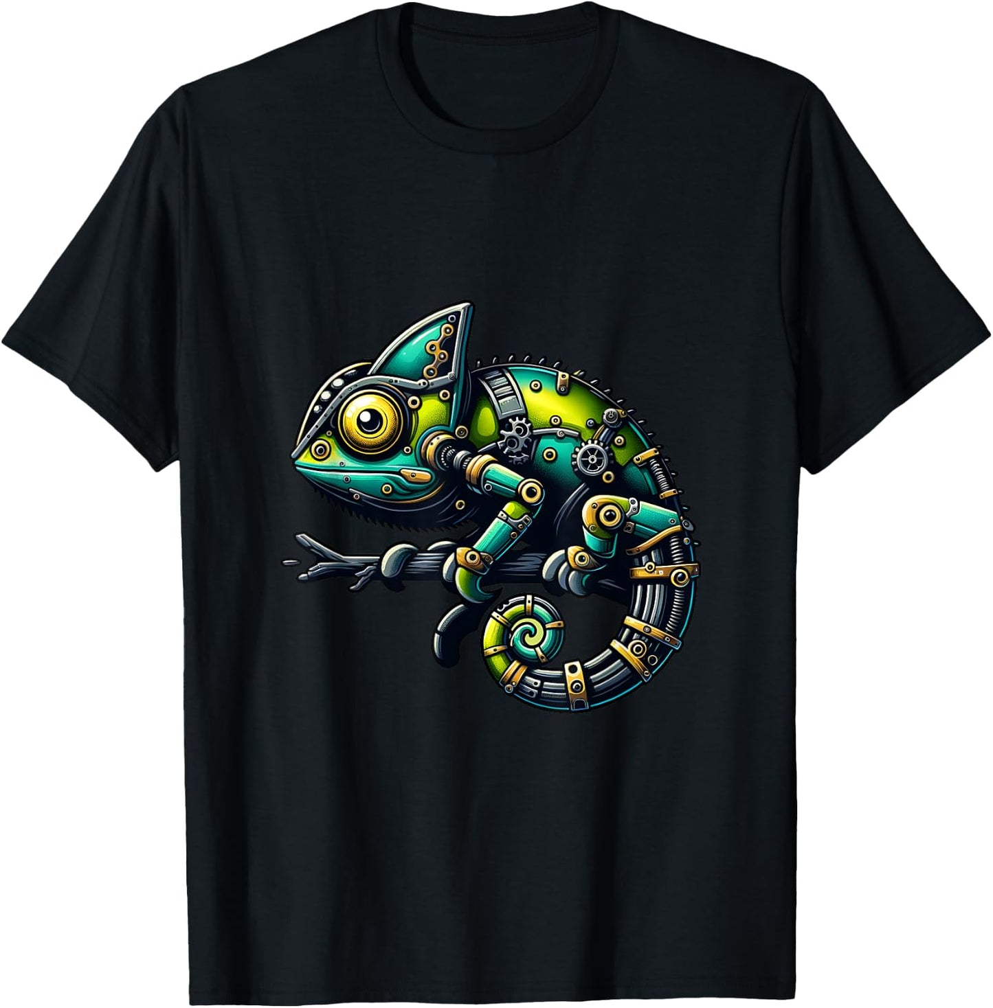 Cameleon Robots Robotics Engineering Technology Programmer T-Shirt - T-Shirt | Black