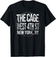 Basketball New York City THE CAGE Throwback Retro T Shirt T-Shirt - T-Shirt | Black