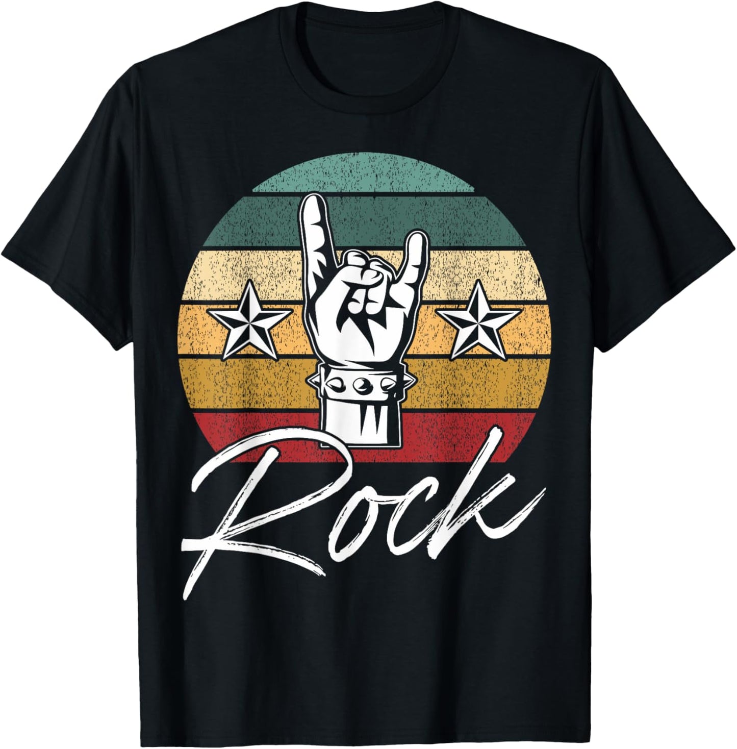 Rock Musicians Rock Music Fans Classic Rock Music Lovers T-Shirt - T-Shirt | Black