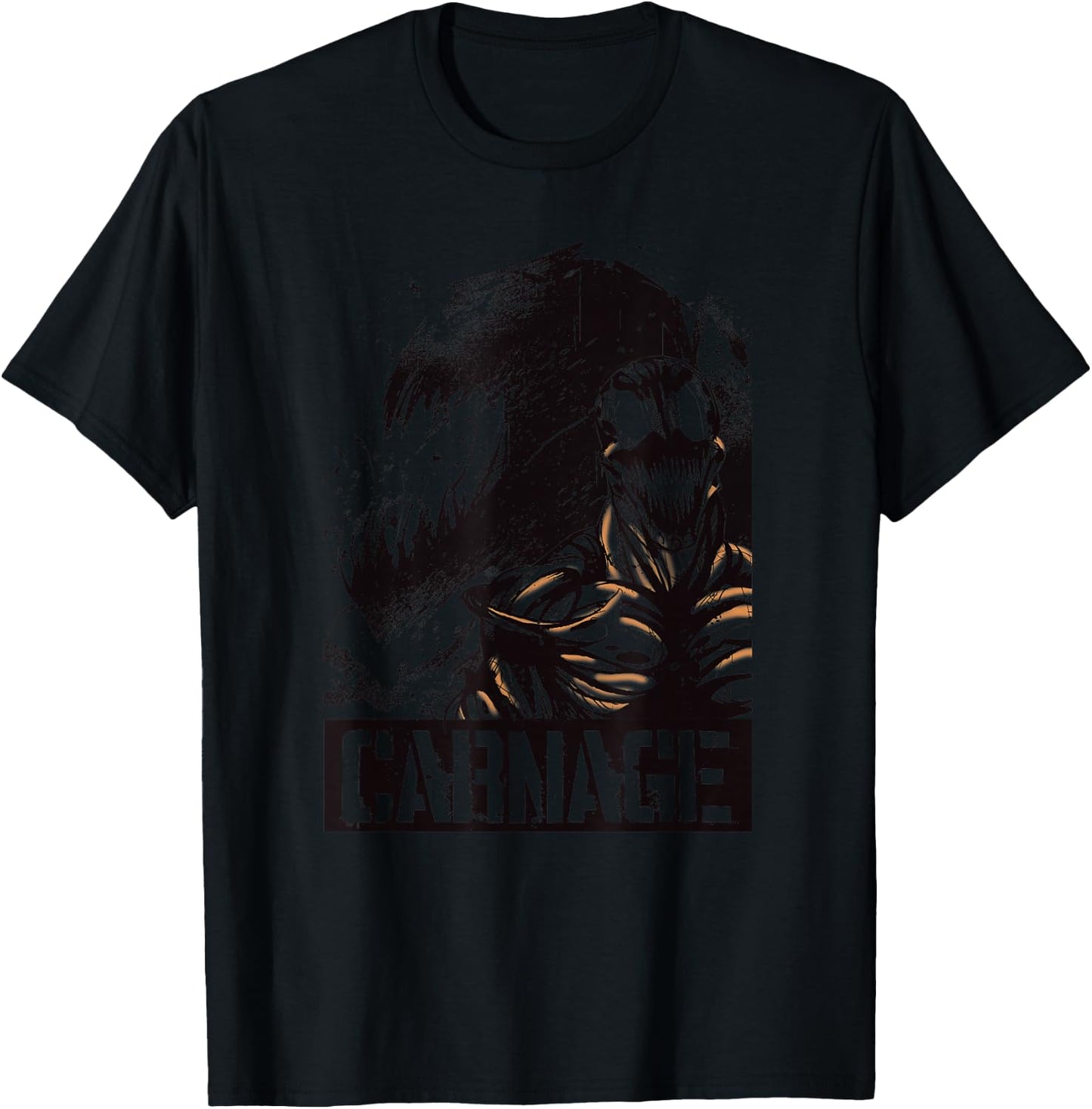 Marvel Carnage Shadow Comic Silhouette Poster T-Shirt - T-Shirt | Black