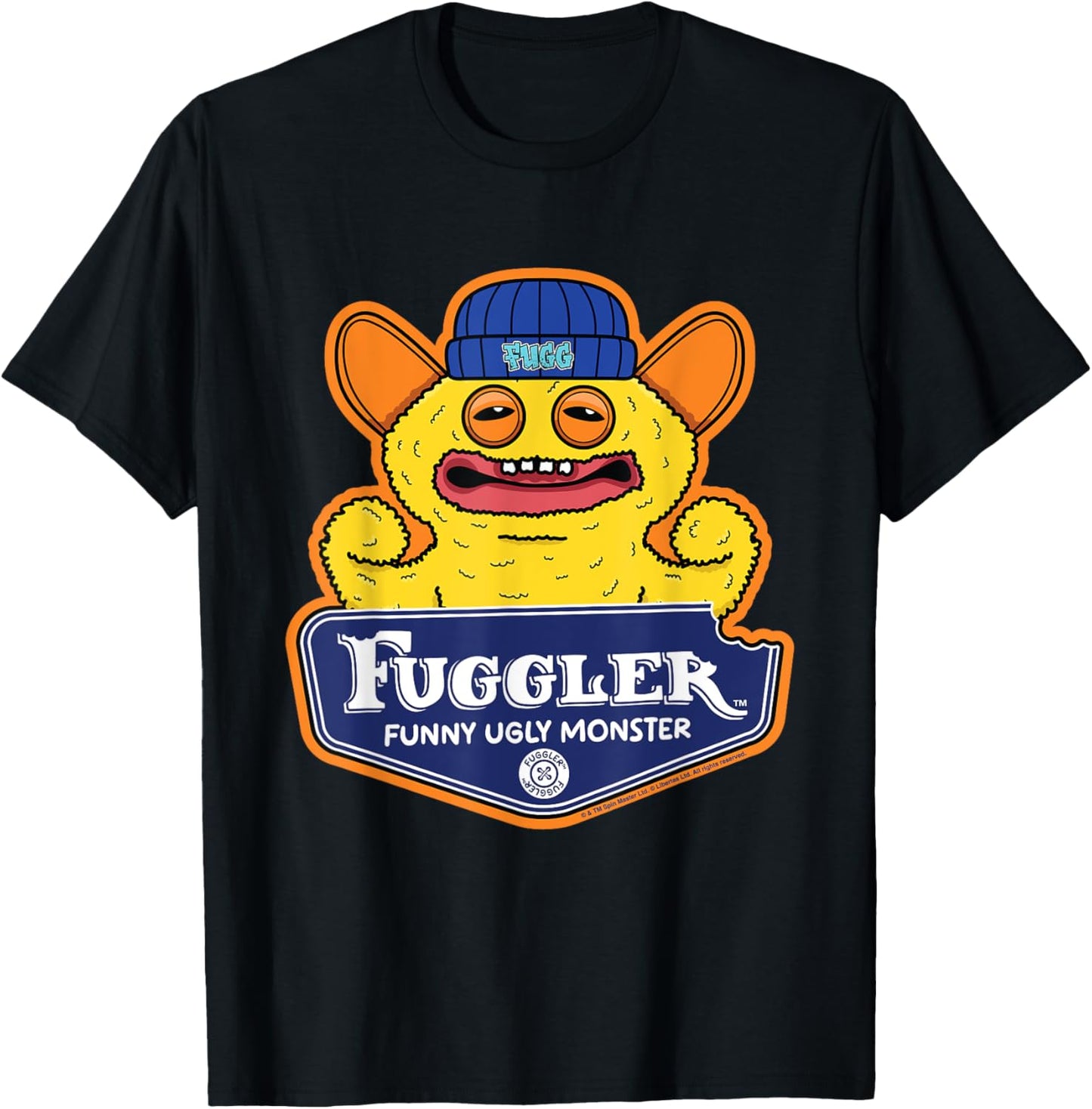 Fuggler Funny Ugly Monsters Grin Grin T-Shirt - T-Shirt | Black