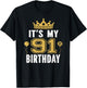It's My 91st Birthday Gift 91 Years Old Man And Woman T-Shirt - T-Shirt | Black