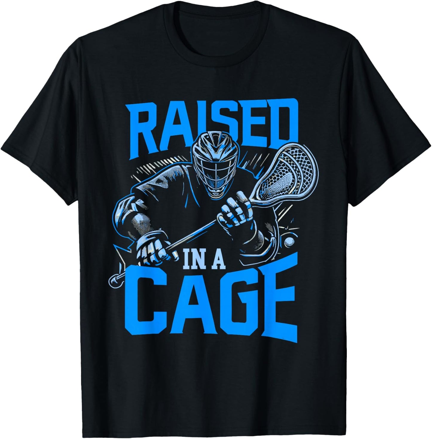 Lacrosse Player Lacrosse Goalie Lax Goalie T-Shirt - T-Shirt | Black
