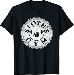 Awesome Vintage Sloths Gym Parody & T-Shirt - T-Shirt | Black