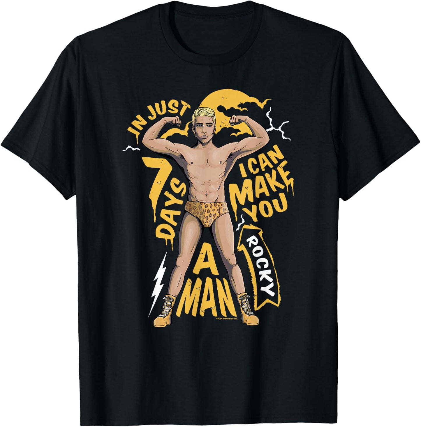 Rocky Horror Show Rocky I can Make You A Man T-Shirt - T-Shirt | Black
