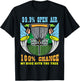 100 Percent Chance Disc Hits Tree Frisbee Golf Men Women Kid T-Shirt - T-Shirt | Black