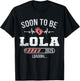 Soon To Be Lola 2025 Loading For Pregnancy Announcement T-Shirt - T-Shirt | Black