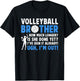 Funny Volleyball Brother Of A Volleyball Player T-Shirt - T-Shirt | Black