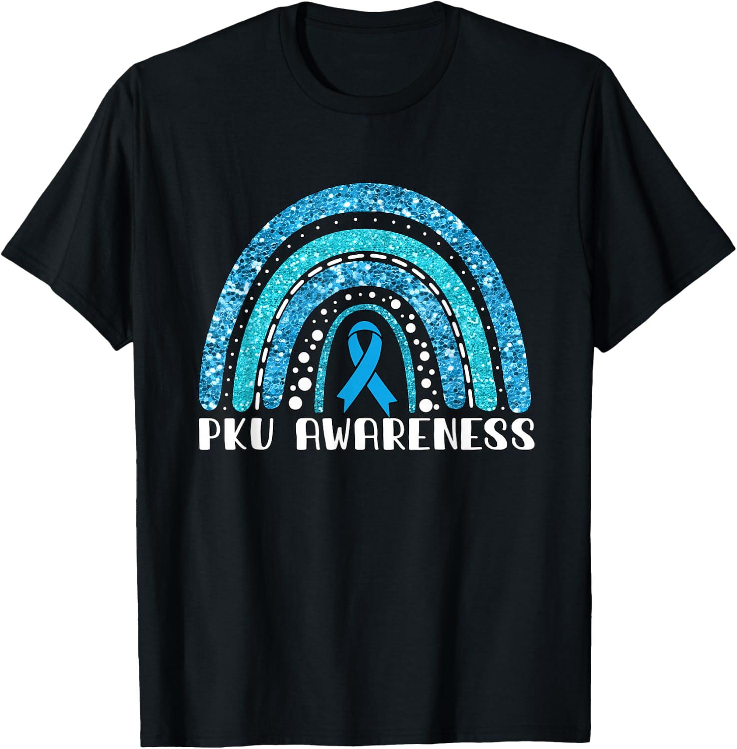 Rainbow Warrior PKU Awareness T-Shirt - T-Shirt | Black