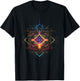 Sacred Geometry Metatron Cube Spiritual Yoga T-Shirt - T-Shirt | Black