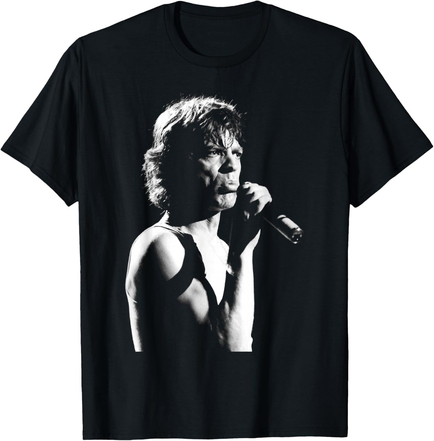 Rolling Stones Mick Jagger Tattoo You Tour 1982 T-Shirt - T-Shirt | Black