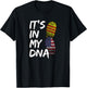 South Vietnam Vietnamese America American USA My DNA Flag T-Shirt - T-Shirt | Black