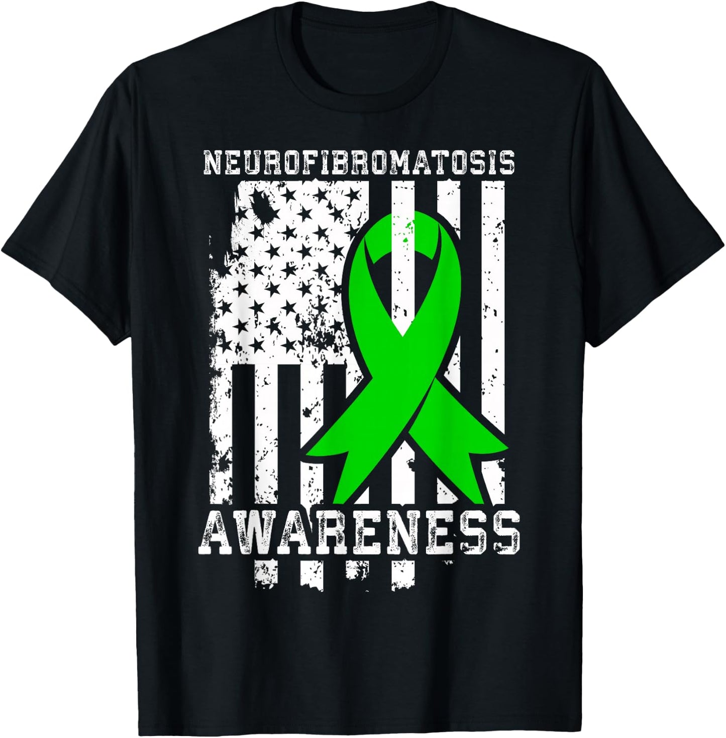 NF1 Awareness Neurofibromatosis T Shirt T-Shirt - T-Shirt | Black