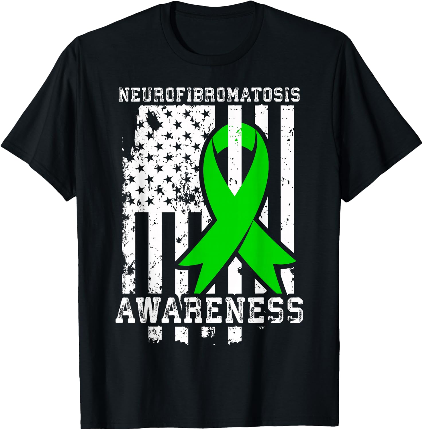 NF1 Awareness Neurofibromatosis T Shirt T-Shirt - T-Shirt | Black