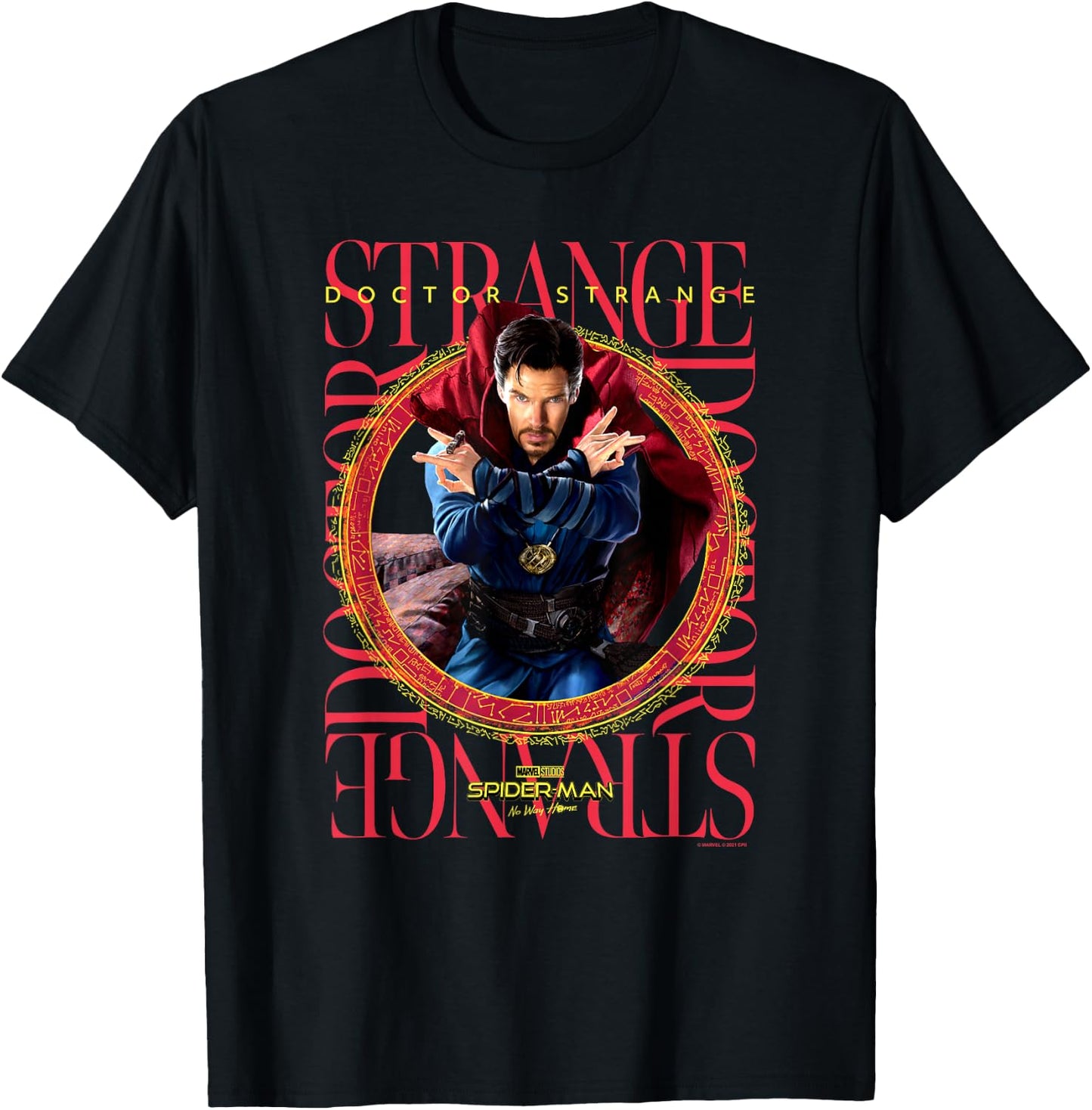 Marvel Spider-Man No Way Home Doctor Strange Box Up T-Shirt - T-Shirt | Black