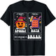 First Spooky Then Data I'm Earning A Break Teacher Halloween T-Shirt - T-Shirt | Black
