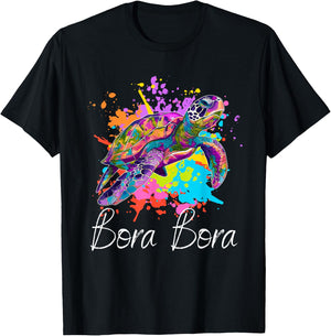 French Polynesia Bora Bora T-Shirt - T-Shirt | Black