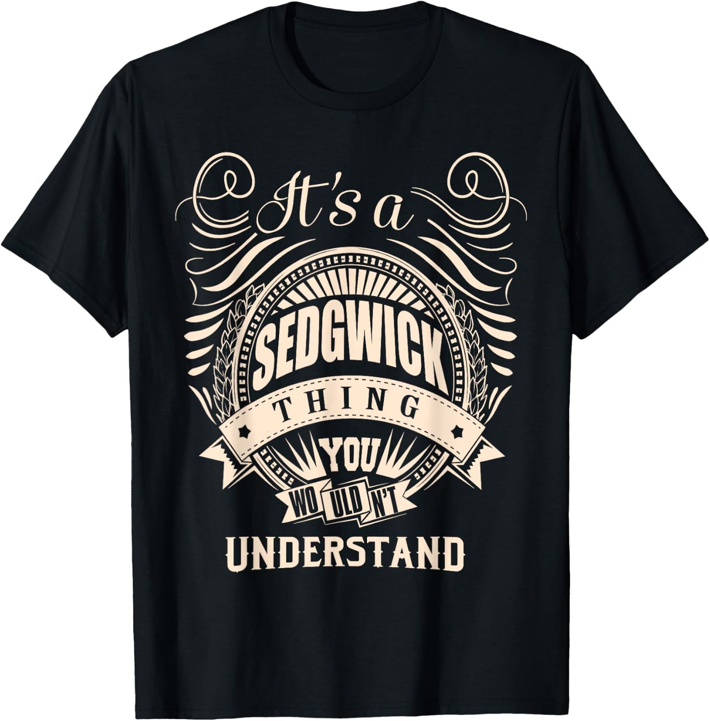 It is a SEDGWICK Thing T-Shirt - T-Shirt | Black