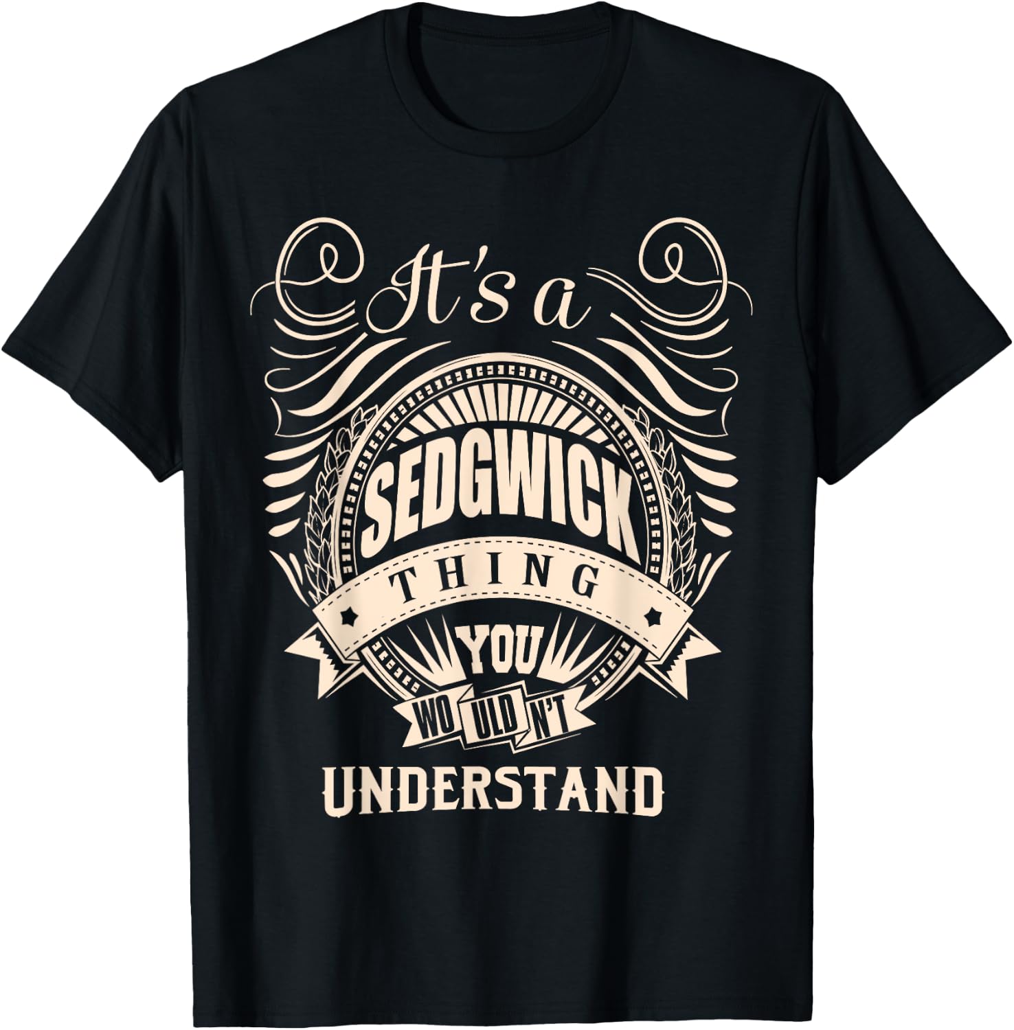 It is a SEDGWICK Thing T-Shirt - T-Shirt | Black
