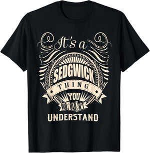 It is a SEDGWICK Thing T-Shirt - T-Shirt | Black