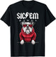 I Love Bulldog Proud Name Vintage Game Day Funny Dog Animal T-Shirt - T-Shirt | Black