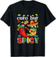 Kids Cinco De Mayo Mexican Cute But Spicy Chili Sombrero T-Shirt - T-Shirt | Black